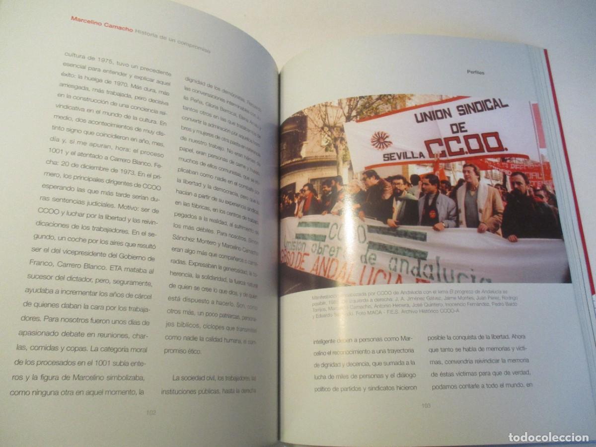 Libros de segunda mano: MARCELINO CAMACHO Historia de un compromiso W23176 - Foto 4