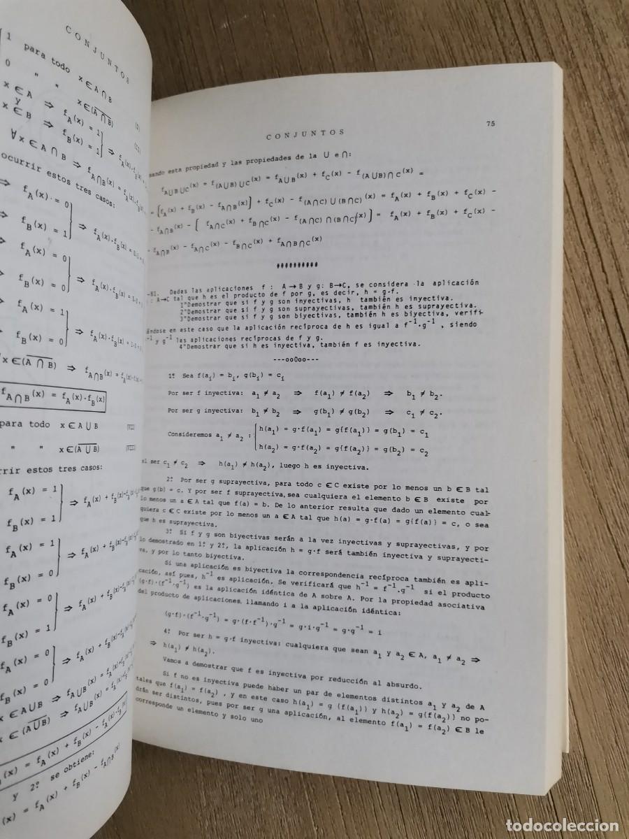 Libros de segunda mano: LIBRO DE PROBLEMAS DE ALGEBRA LINEAL. TOMO I. E. TEBAR FLORES. - Foto 3