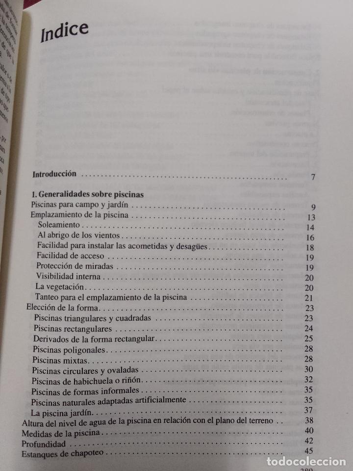 Libros de segunda mano: Juan de Cusa Ramos: Piscinas (Ediciones CEAC. 1996) - Foto 2