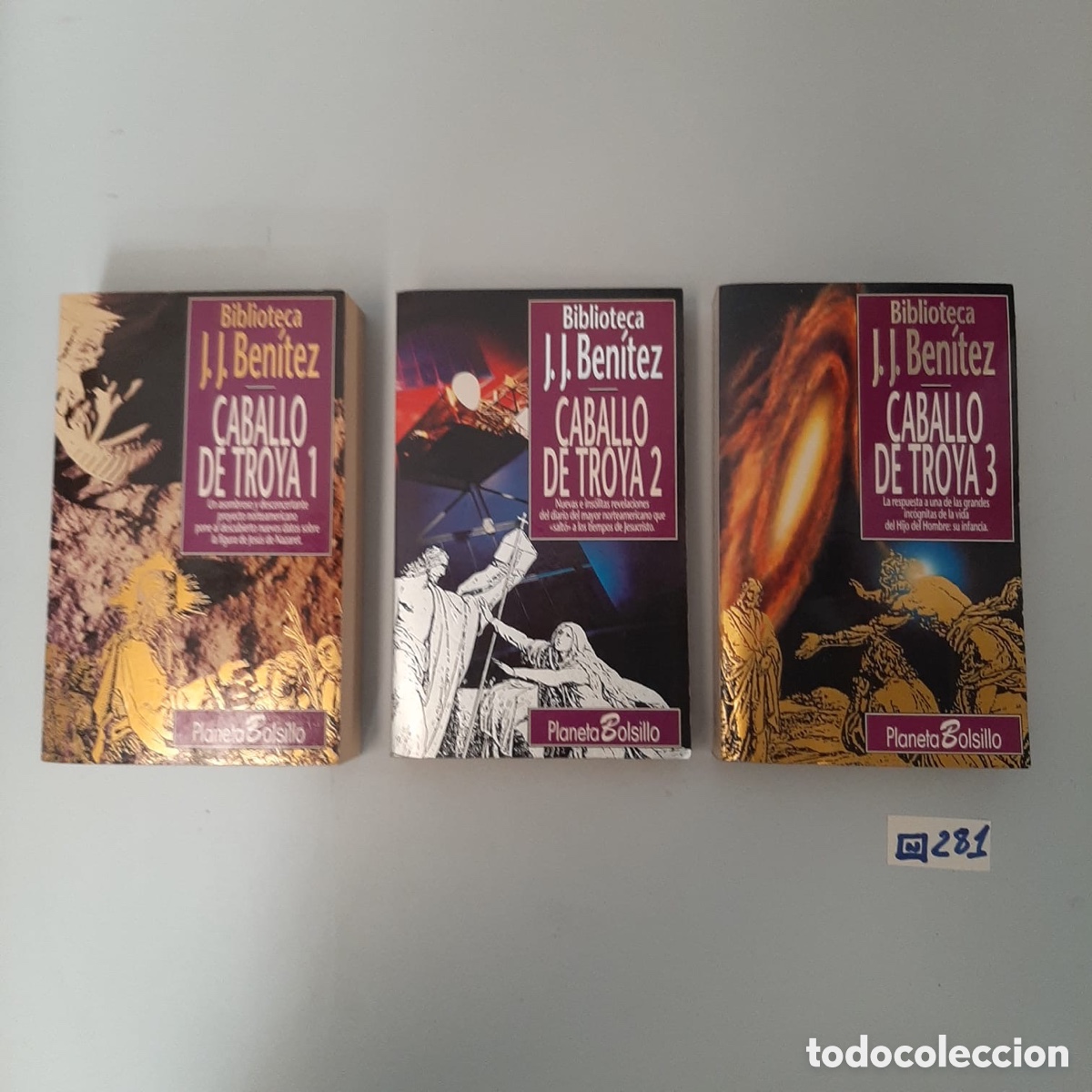 Libros de segunda mano: LIBROS DE J.J BENITEZ EL CABALLO DE TROYA 3 PARTES - Foto 1