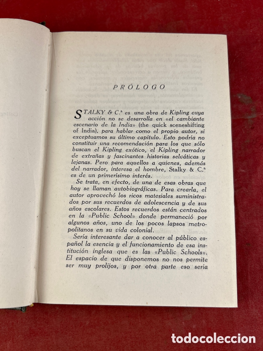 Libros de segunda mano: RUDYARD KIPLING. STALKY & CO 1944 - Foto 2