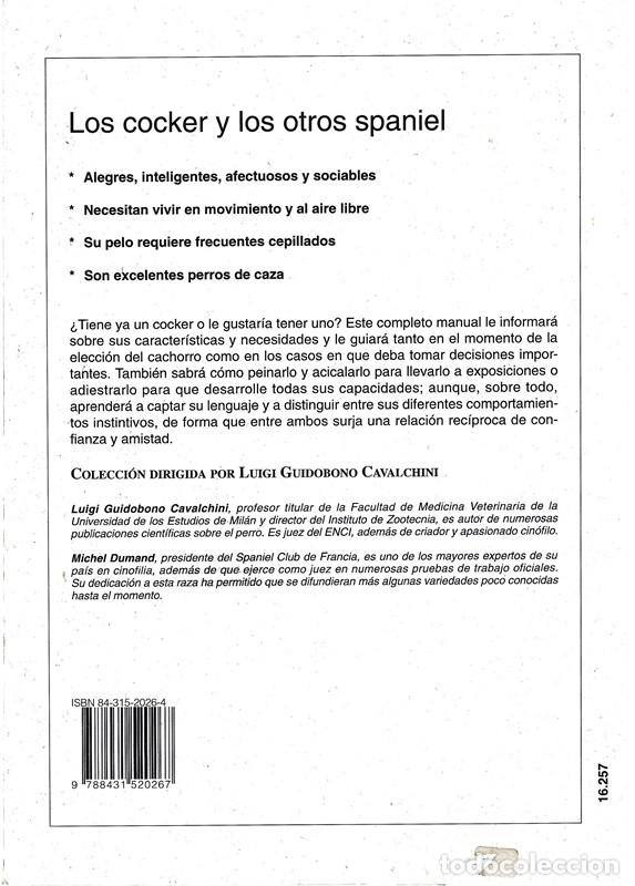 Libros de segunda mano: LOS COCKER Y LOS OTROS SPANIEL MICHEL DUMAND - Foto 2