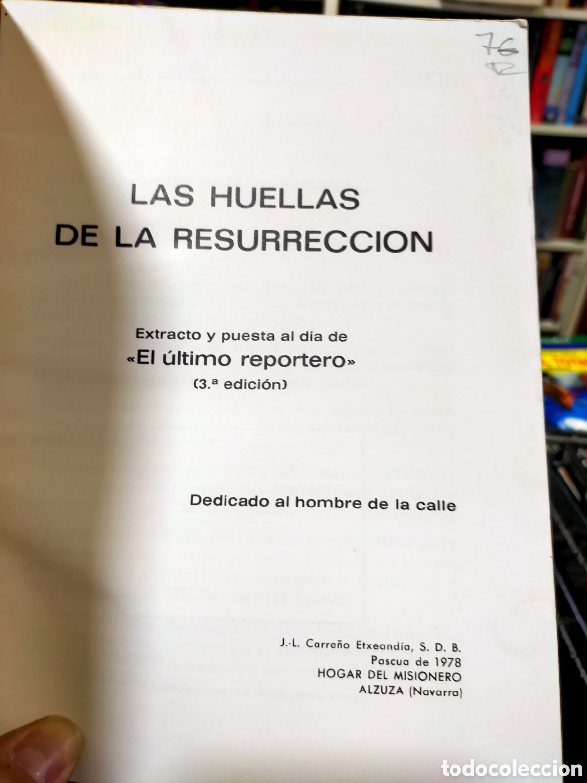 Libros de segunda mano: LAS HUELLAS DE LA RESURRECCI&Oacute;N - - Foto 5