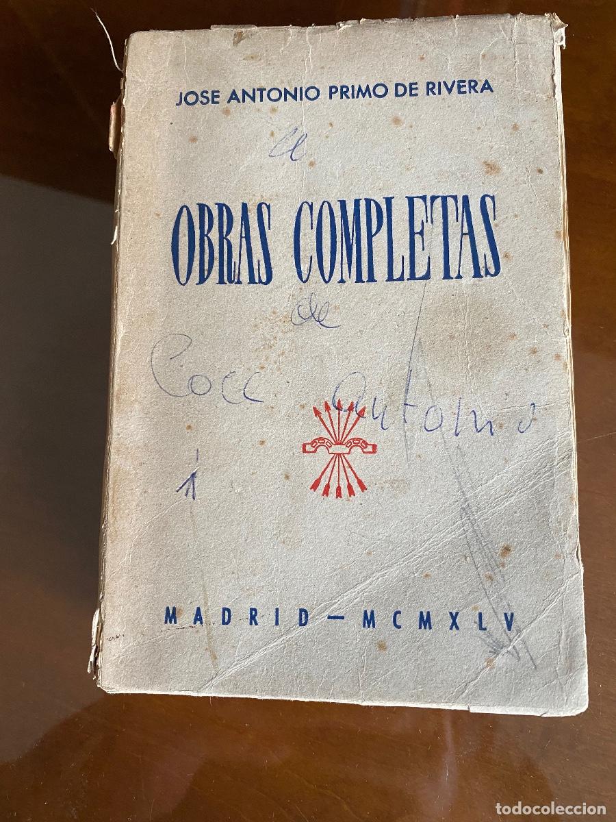 Libros de segunda mano: Obras Completas. Jose Antonio Primo de Rivera. - Foto 1