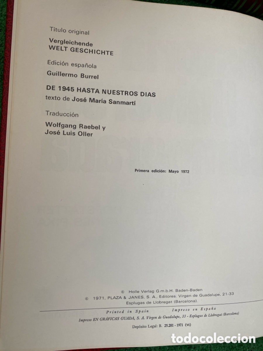 Libros de segunda mano: historia universal comparada 6 tomos - Foto 2
