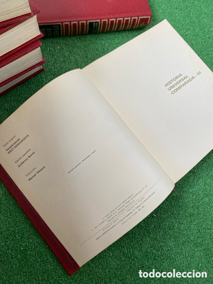 Libros de segunda mano: historia universal comparada 6 tomos - Foto 8