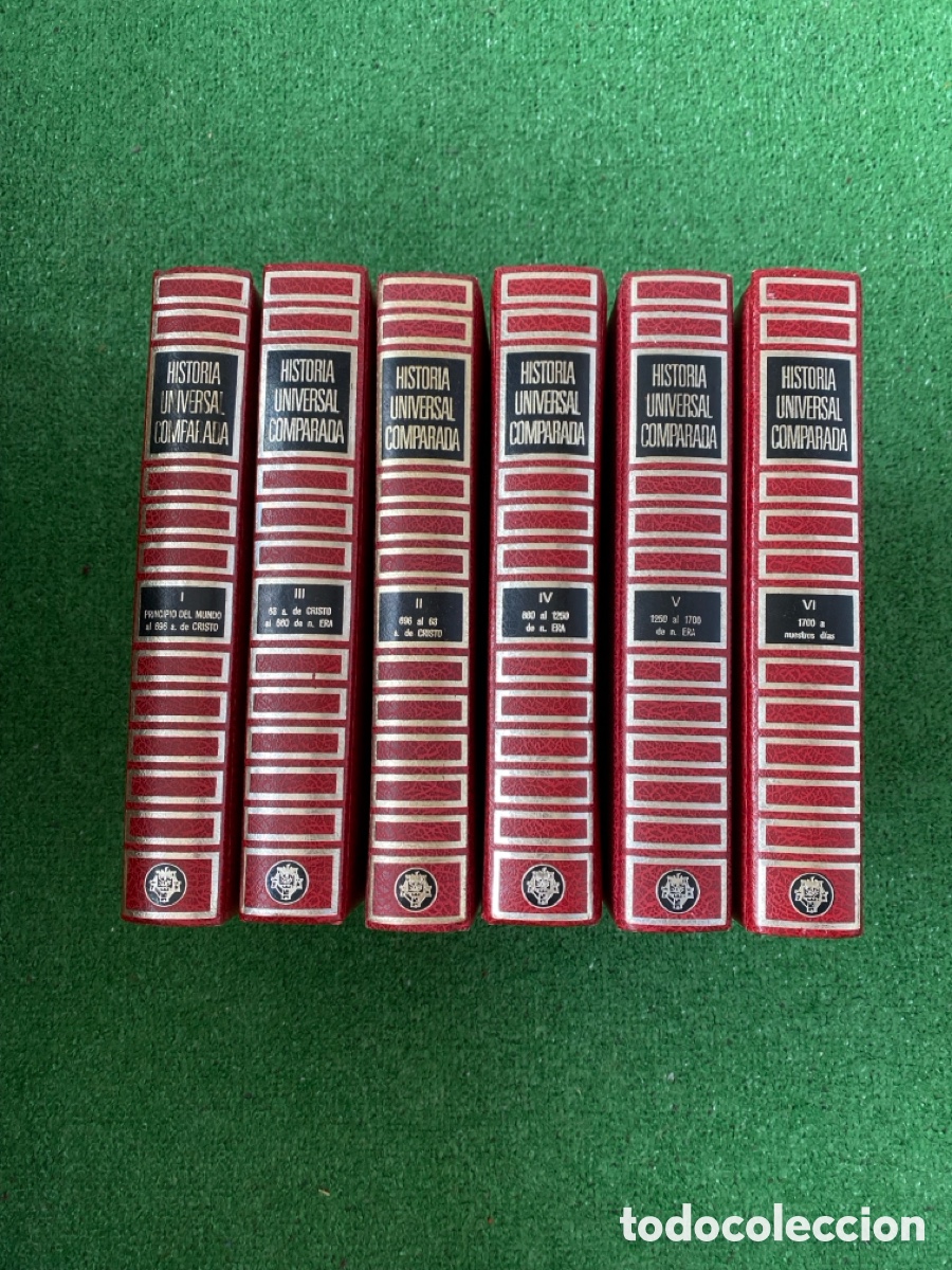 Libros de segunda mano: historia universal comparada 6 tomos - Foto 1