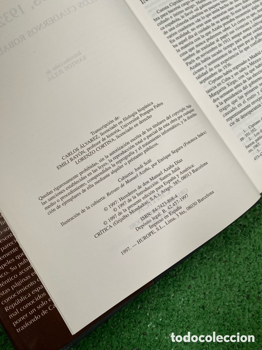 Libros de segunda mano: Manuel Aza&ntilde;a diarios 1932-1933 - Foto 3