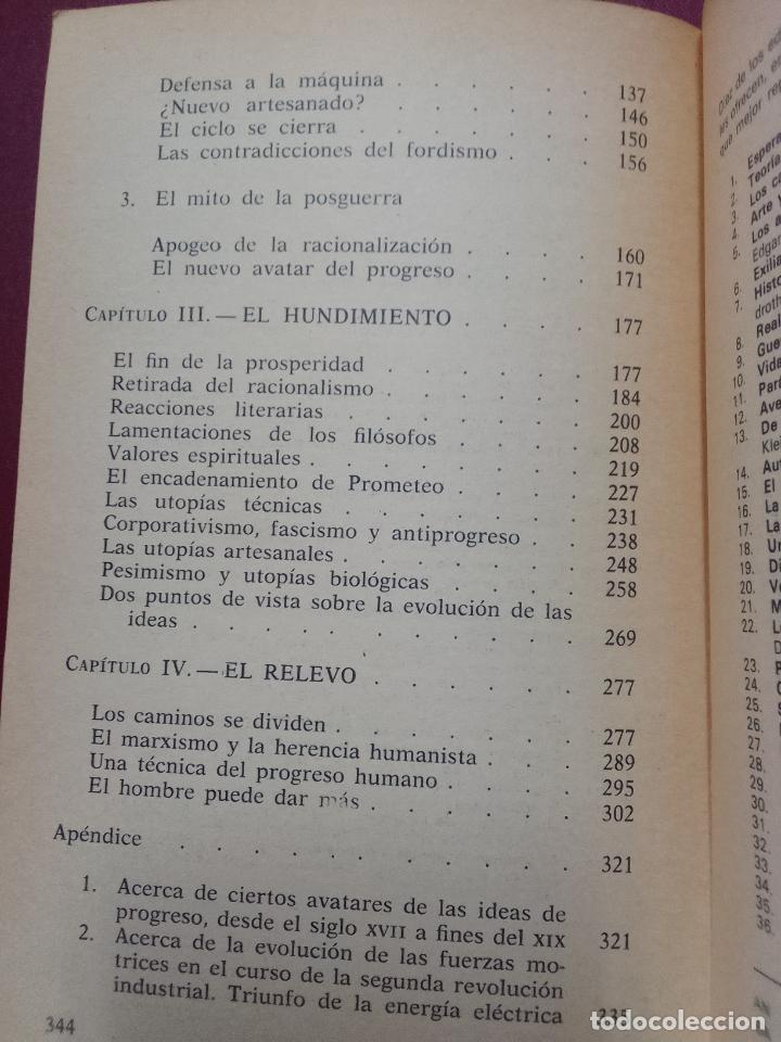 Libros de segunda mano: Georges Friedmann: La crisis del progreso. Esbozo de la historia de las ideas (1895-1935) - Foto 4