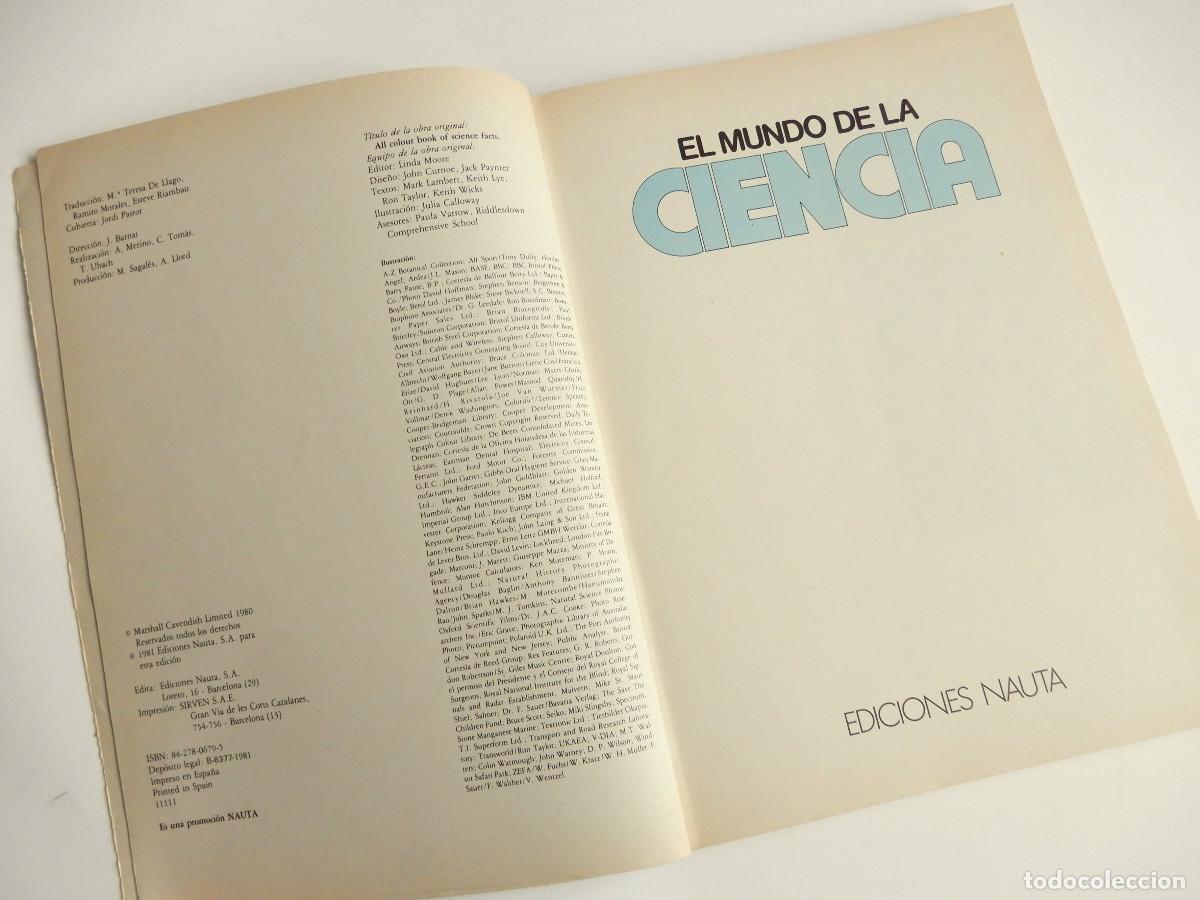 Libros de segunda mano: EL MUNDO DE LA CIENCIA - NAUTA - 1981 - Foto 2