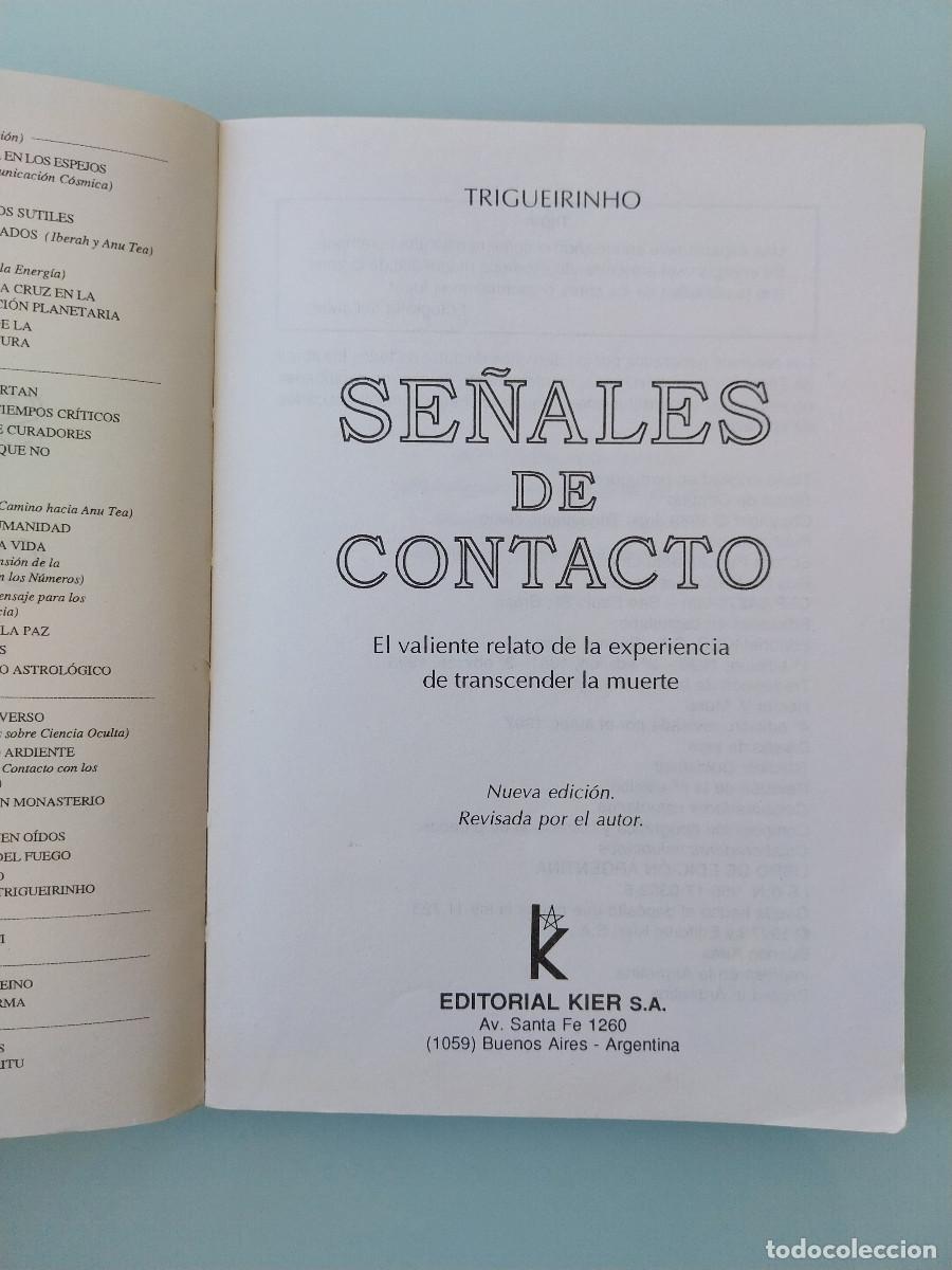 Libros de segunda mano: Se&ntilde;ales de contacto (Trigueirinho) - Foto 6