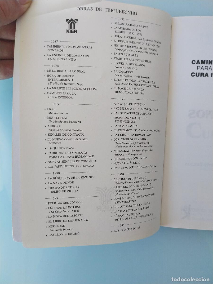 Libros de segunda mano: Caminos para la cura interior (Trigueirinho) - Foto 6