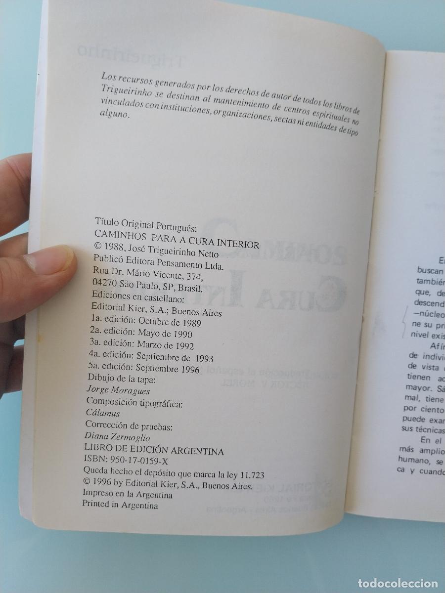 Libros de segunda mano: Caminos para la cura interior (Trigueirinho) - Foto 9