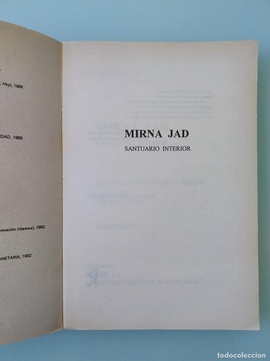 Libros de segunda mano: Mirna Jad. Santuario interior (Trigueirinho) - Foto 6