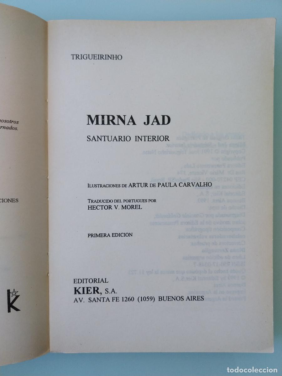 Libros de segunda mano: Mirna Jad. Santuario interior (Trigueirinho) - Foto 8