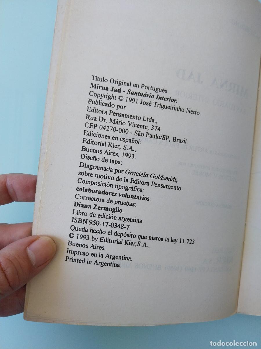 Libros de segunda mano: Mirna Jad. Santuario interior (Trigueirinho) - Foto 9