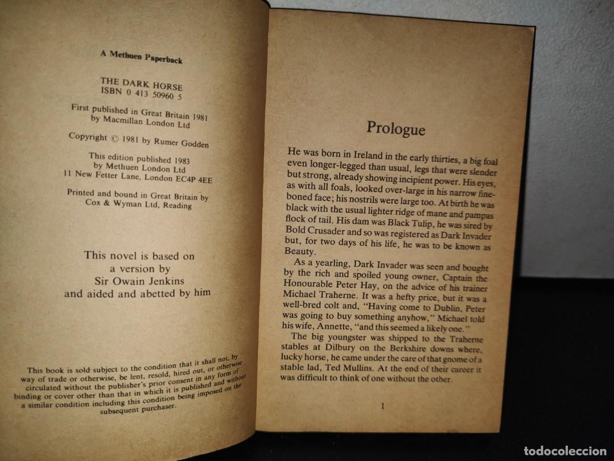 Libros de segunda mano: 79- THE DARK HORSE - RUMER GODDEN - 1983 - Foto 5