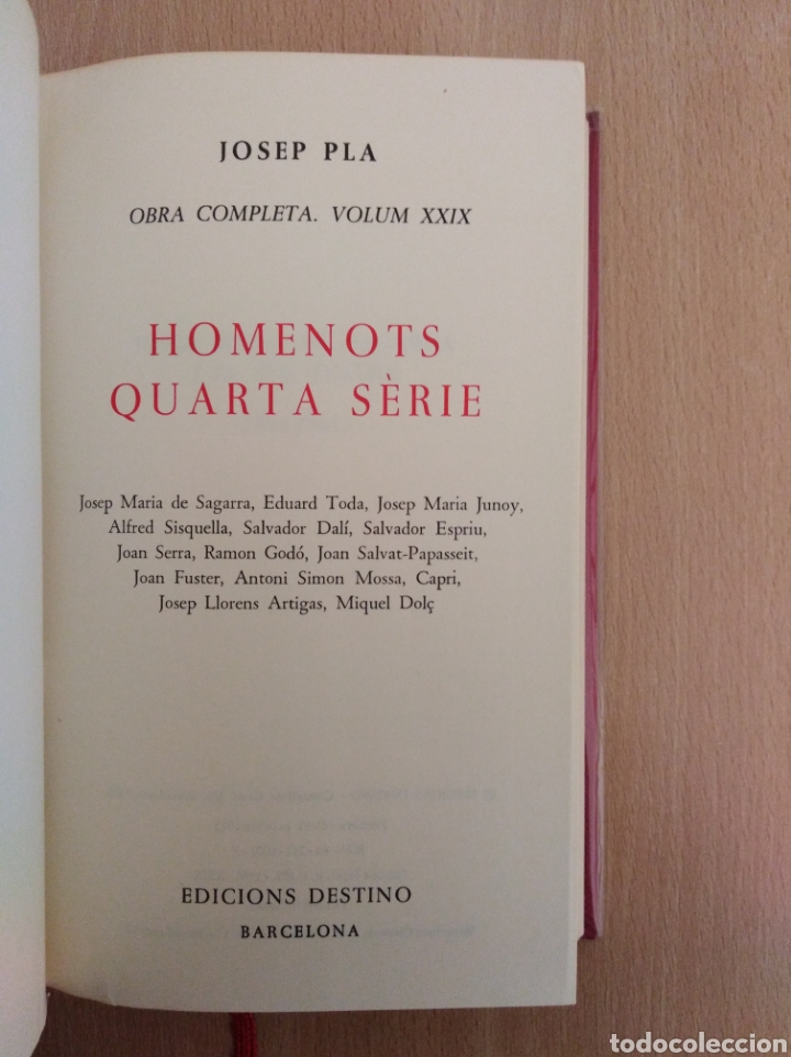 Libros de segunda mano: JOSEP PLA. Obra Completa / n&deg; 29. Edicions 62 - Foto 4