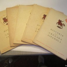 Libros de segunda mano: HISTORIA DE LA CRUZADA ESPAÑOLA ( 5 TOMOS SUELTOS ) W23372