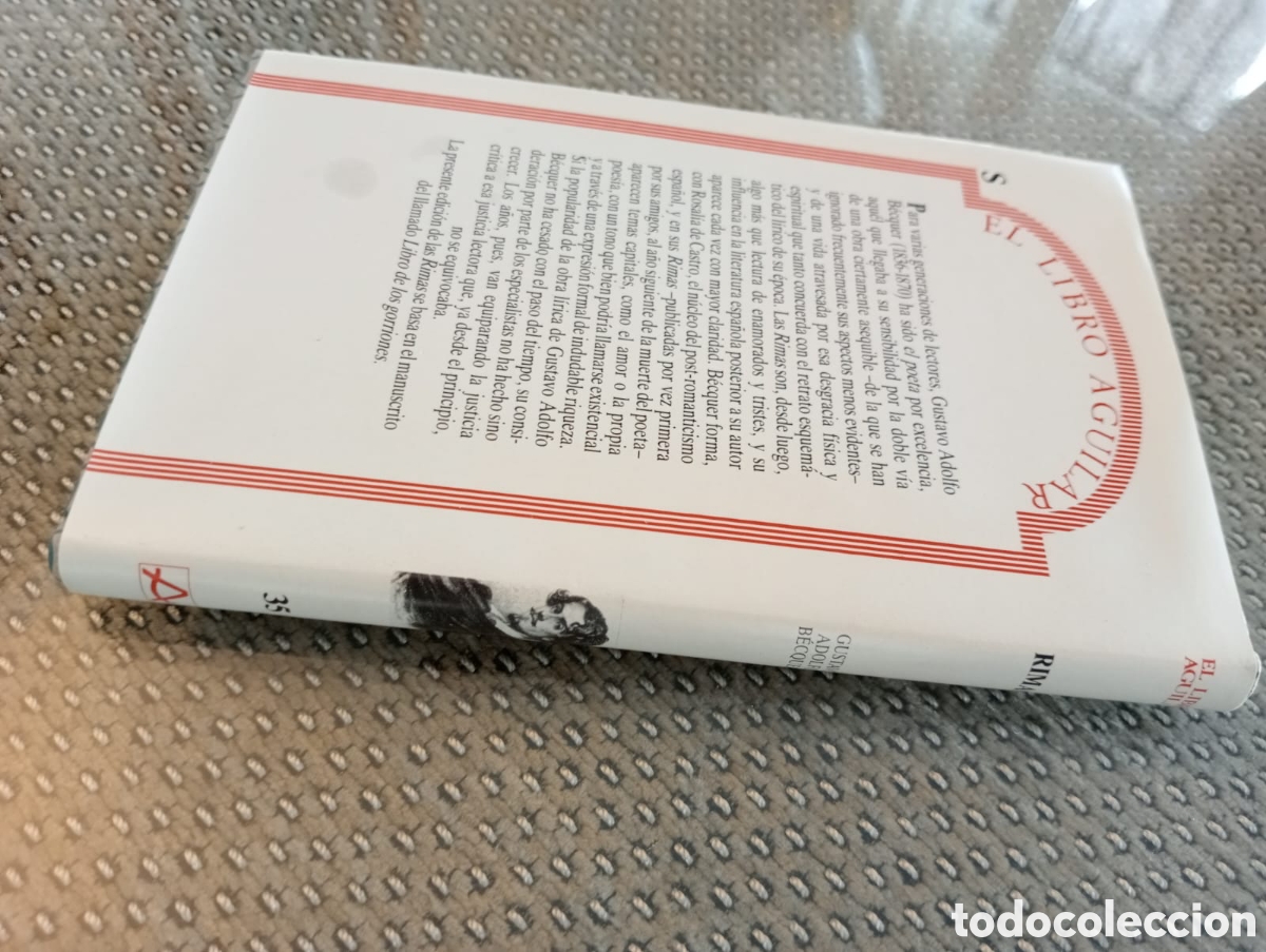Libros de segunda mano: Rimas / Gustavo Adolfo B&eacute;cquer. El libro Aguilar, 35 - Foto 3