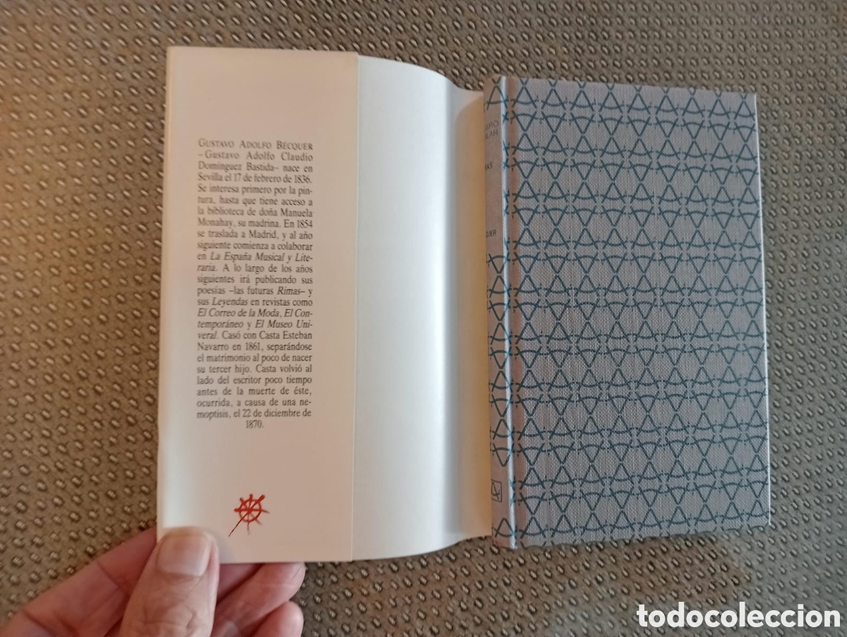 Libros de segunda mano: Rimas / Gustavo Adolfo B&eacute;cquer. El libro Aguilar, 35 - Foto 2