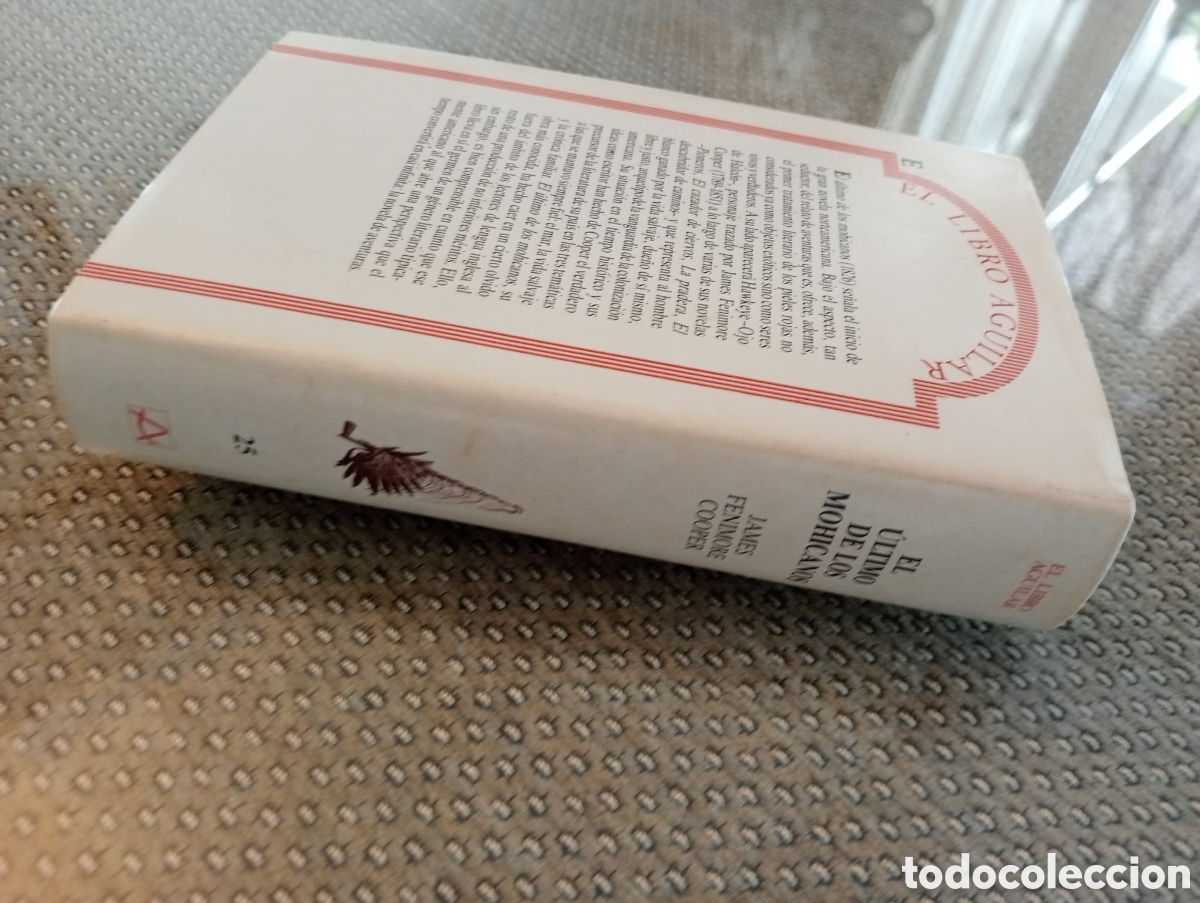 Libros de segunda mano: El &uacute;ltimo de los mohicanos / John Fenimore Cooper. El libro Aguilar, 25. - Foto 3