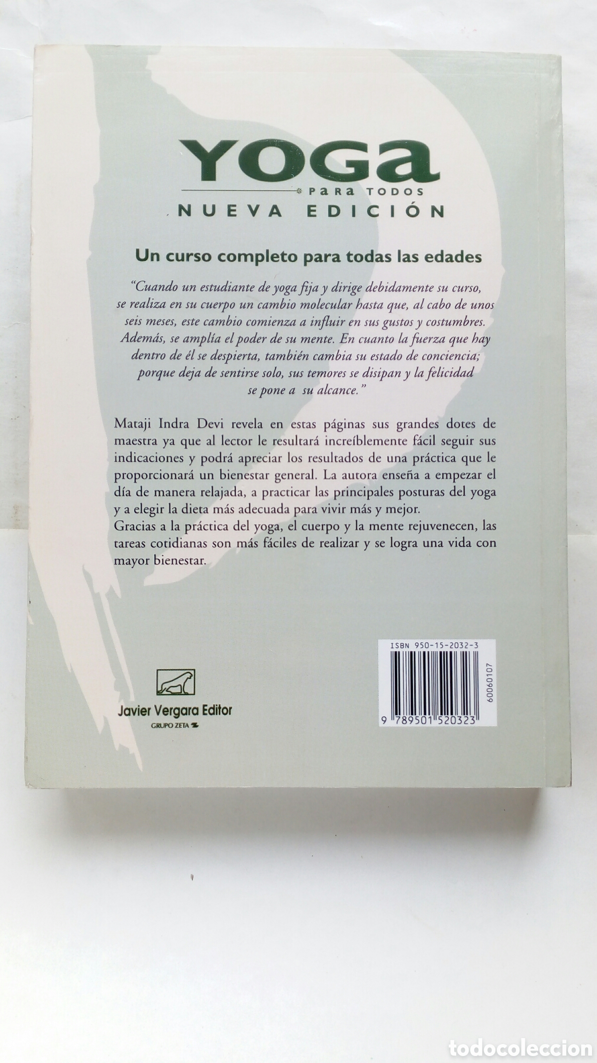 Libros de segunda mano: Yoga para todos. Indra Devi. - Foto 2
