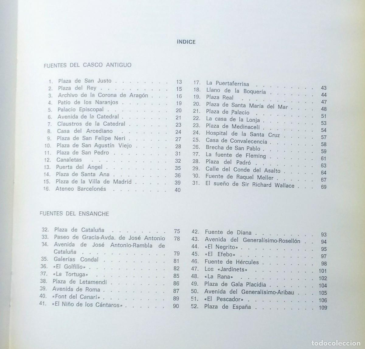 Libros de segunda mano: 100 FUENTES DE BARCELONA - SEMPRONIO - Foto 2