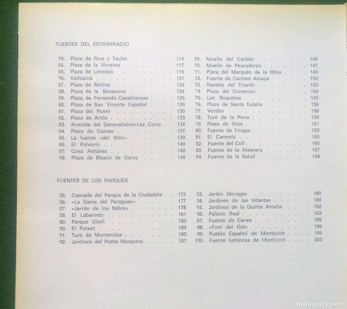 Libros de segunda mano: 100 FUENTES DE BARCELONA - SEMPRONIO - Foto 3
