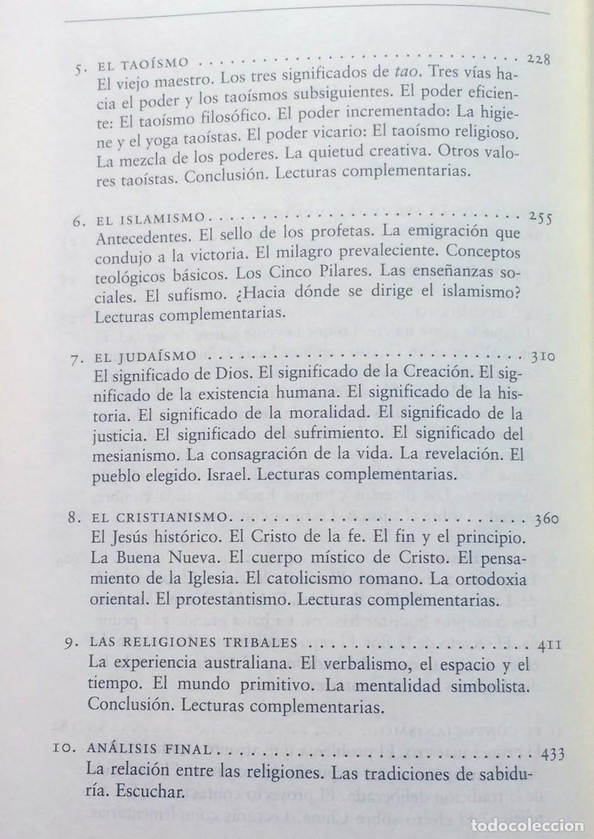 Libros de segunda mano: LAS RELIGIONES DEL MUNDO - HOUSTON SMITH - Foto 4