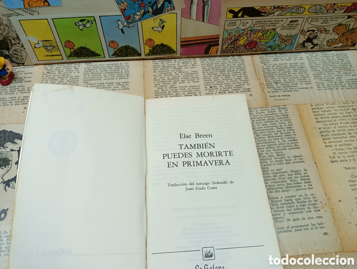 Libros de segunda mano: Tambi&eacute;n puedes morirte en primavera - Foto 3