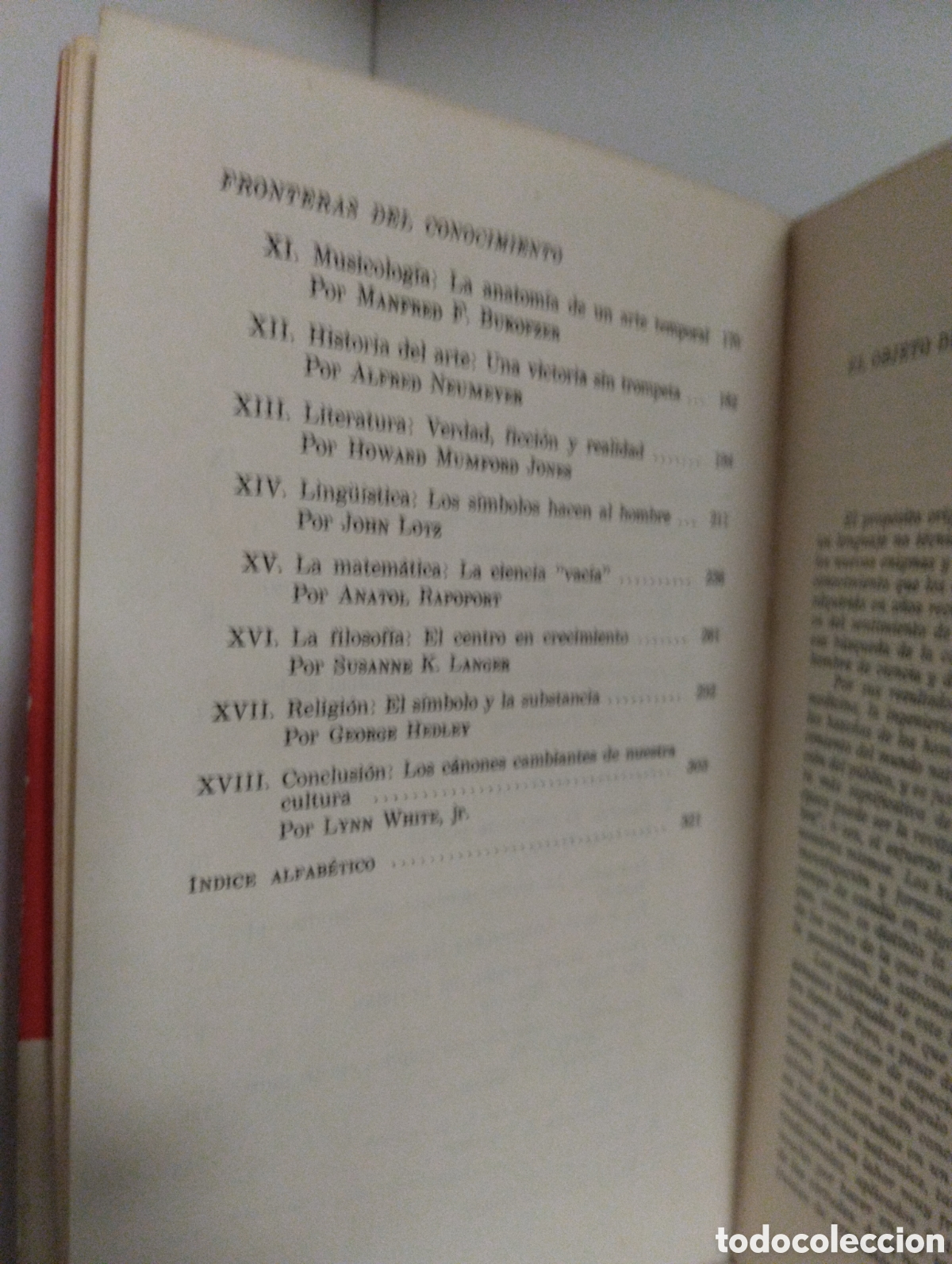 Libros de segunda mano: Fronteras Del Conocimiento - Lynn White Jr - Foto 3