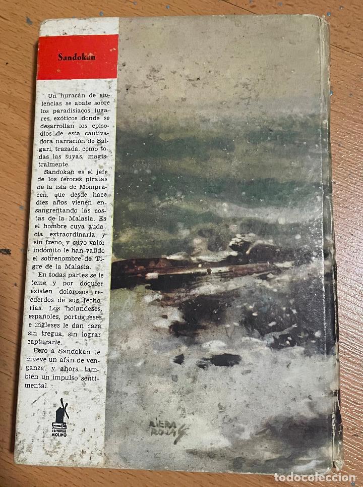Libros de segunda mano: SANDOKAN, Salgari Editorial Molino - Foto 2