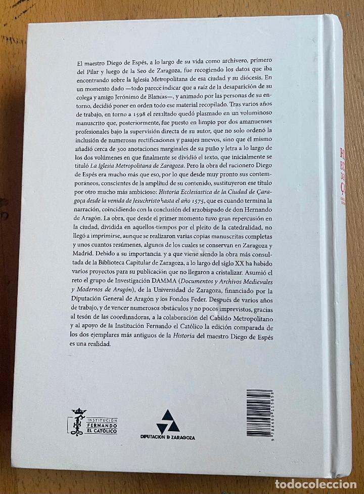 Libros de segunda mano: HISTORIA ECCLESIASTICA DE LA CIUDAD DE &Ccedil;ARAGO&Ccedil;A (Zaragoza) Diego de Espes - Foto 5