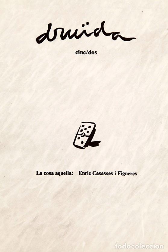 Libros de segunda mano: DRU&Iuml;DA CINC/DOS - 1982 - MENORCA - DRUIDA - CASSASES - Foto 3