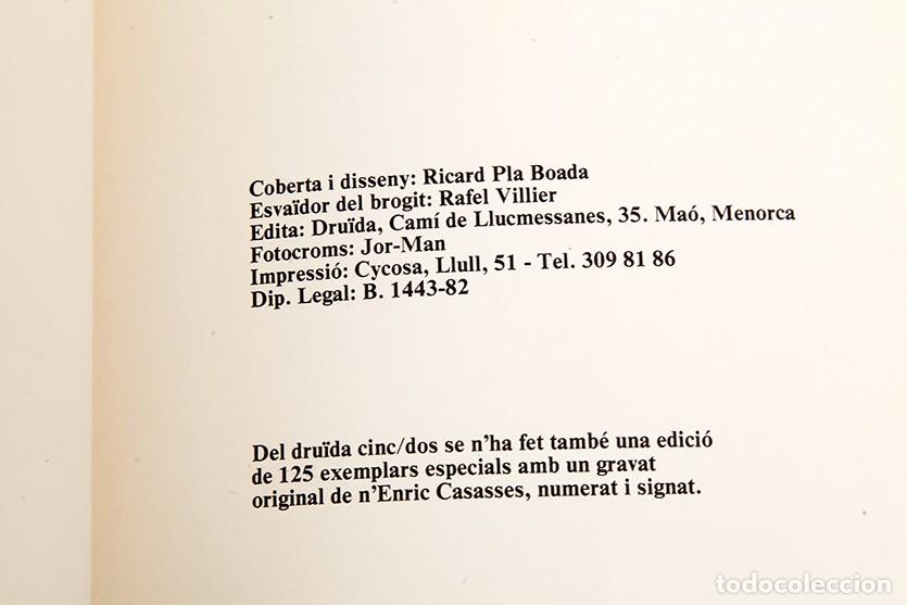 Libros de segunda mano: DRU&Iuml;DA CINC/DOS - 1982 - MENORCA - DRUIDA - CASSASES - Foto 10