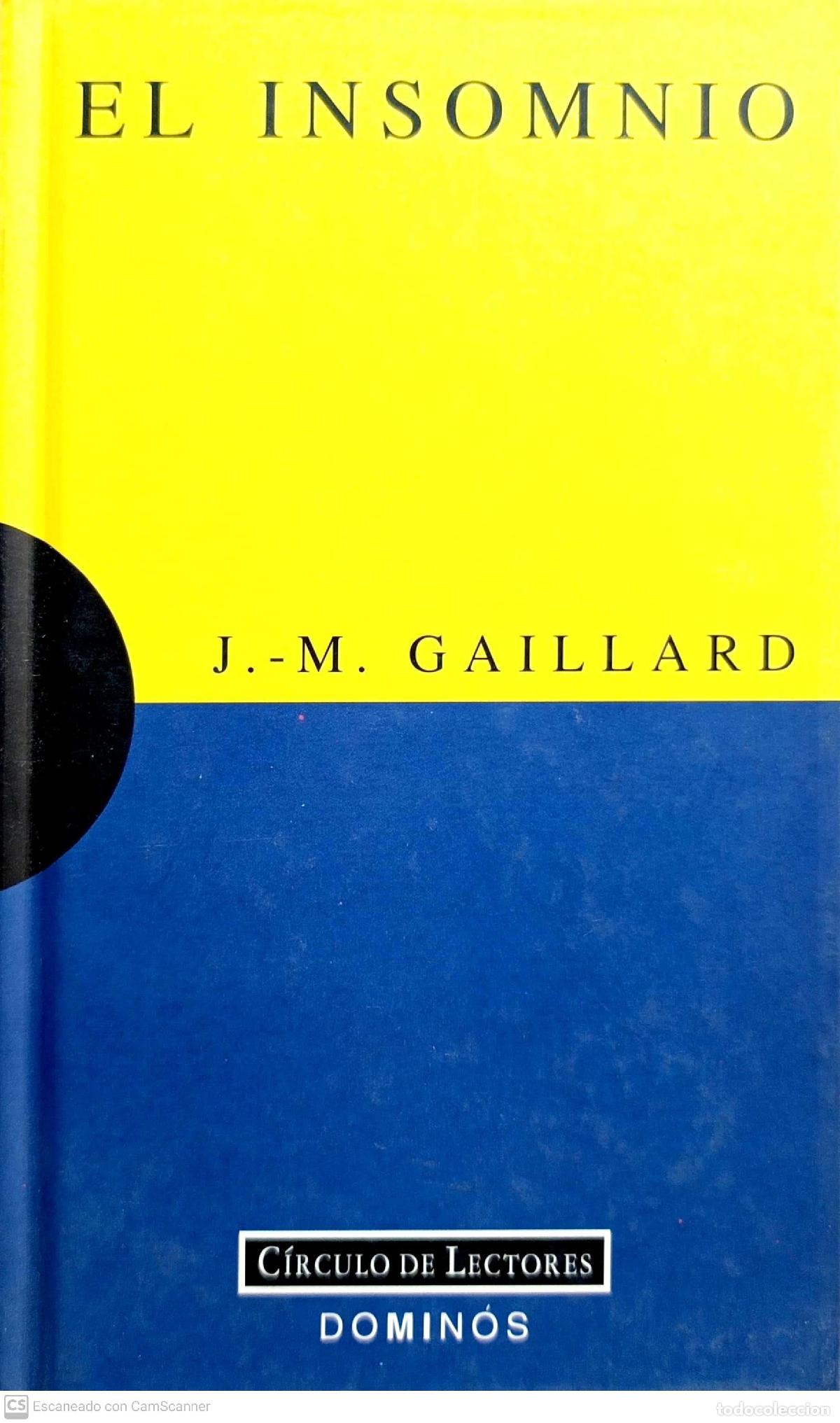 Libros de segunda mano: El insomnio - J. M. Gaillard - Foto 1