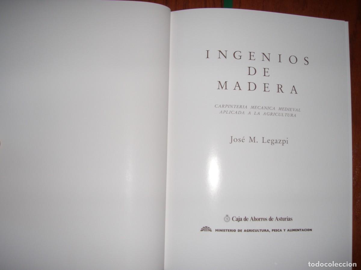 Libros de segunda mano: INGENIOS DE MADERA JOSE M LEGAZPI - Foto 4