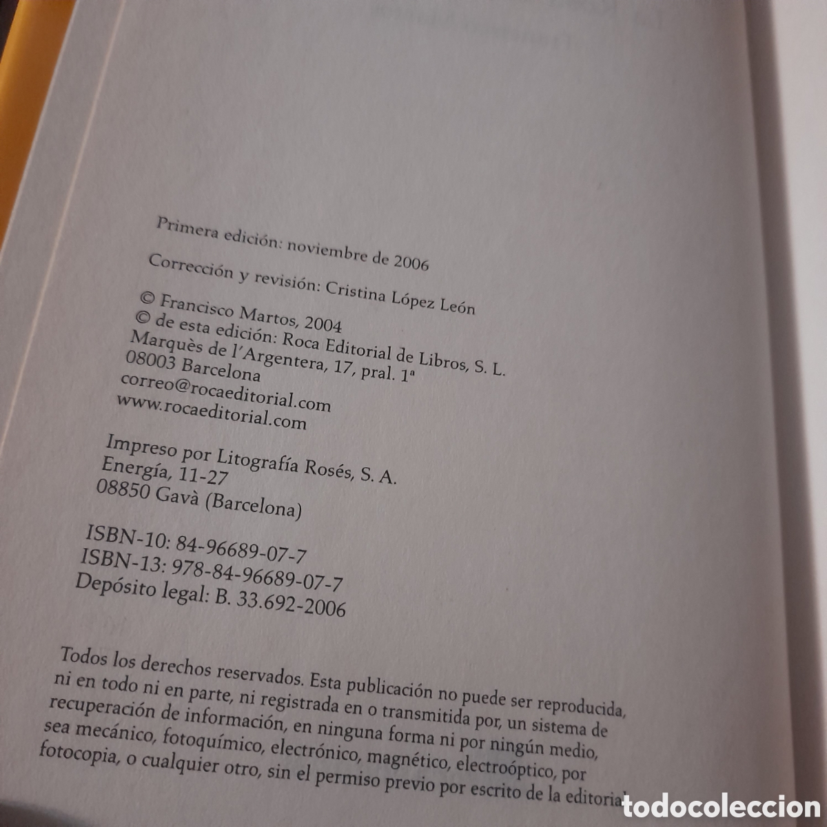 Libros de segunda mano: La Rosa de Jeric&oacute;. Francisco Martos. PuzzlePremium.1a edici&oacute;n - Foto 2