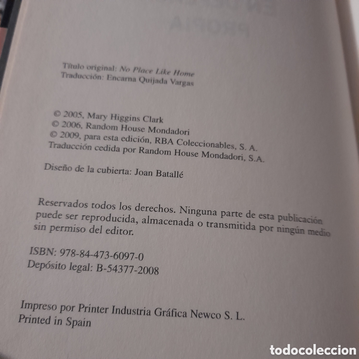 Libros de segunda mano: En defensa propia. Mary Higgins Clark. - Foto 2