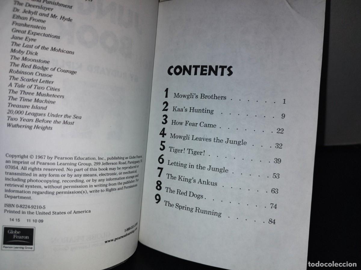 Libros de segunda mano: 79- THE JUNGLE BOOK - RUDYARD KIPLING - GLOBE FEARON. PEARSON LEARNING GROUP - Foto 4