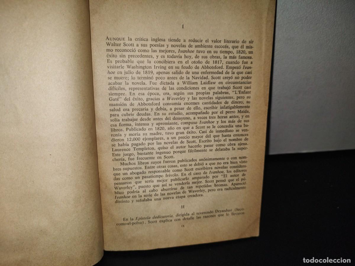 Libros de segunda mano: 79- IVANHOE O EL CRUZADO - WALTER SCOTT - Foto 5