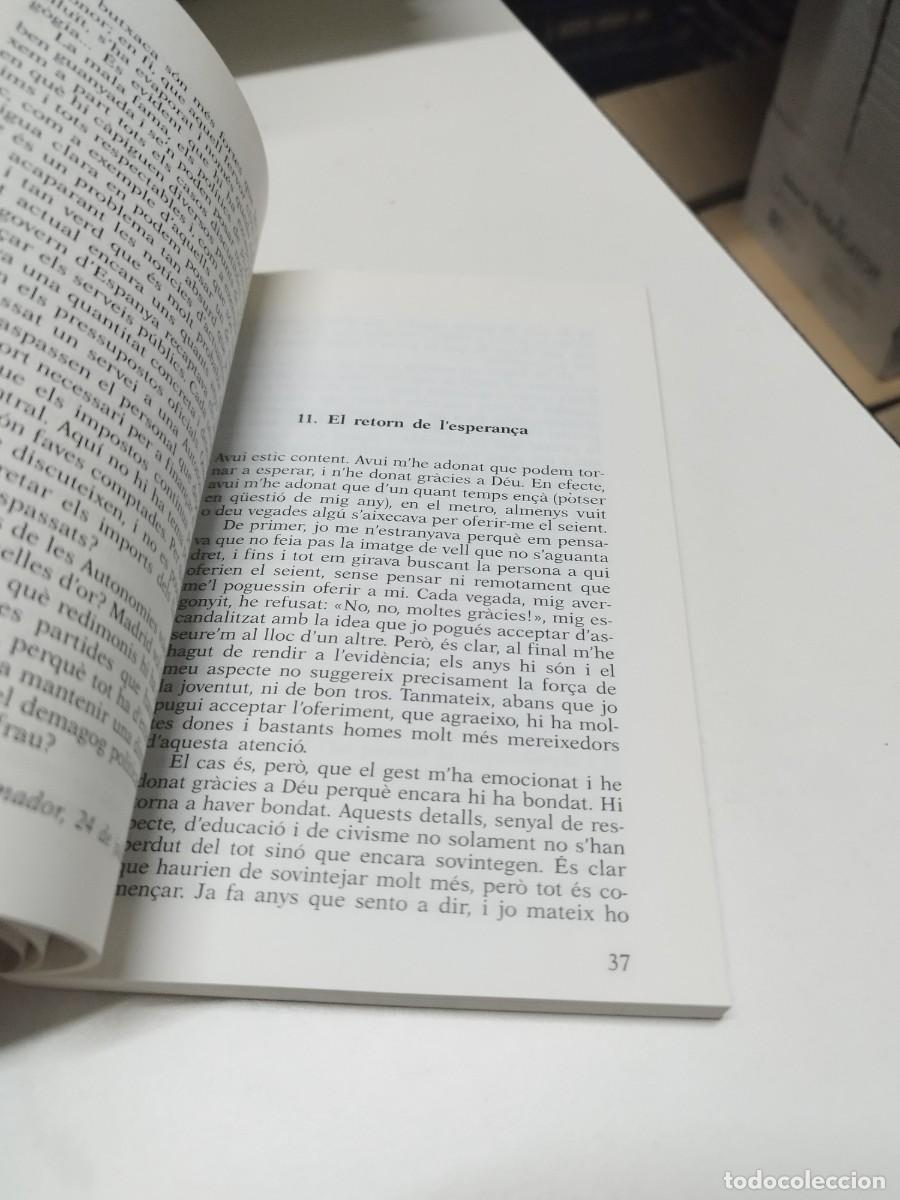 Libros de segunda mano: Q&uuml;estions obertes. Antoni Munne. Dedicat&ograve;ria aut&ograve;grafa. - Foto 4