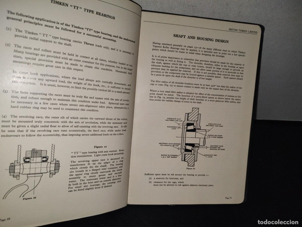 Libros de segunda mano: 79- MANUAL DE INGENIER&Iacute;A. ENGINEERING HANDBOOK. BRITISH TIMKEN LIMITED - Foto 6