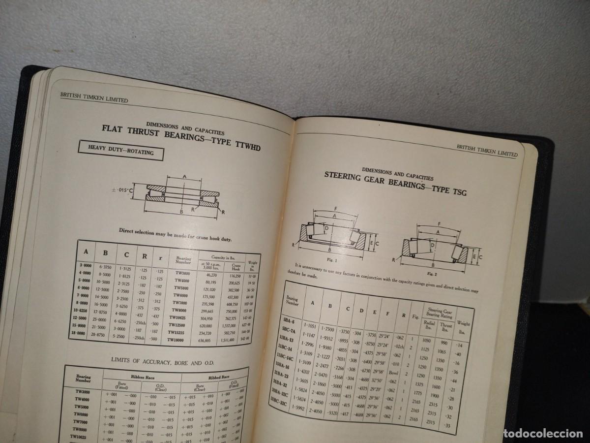 Libros de segunda mano: 79- MANUAL DE INGENIER&Iacute;A. ENGINEERING HANDBOOK. BRITISH TIMKEN LIMITED - Foto 8
