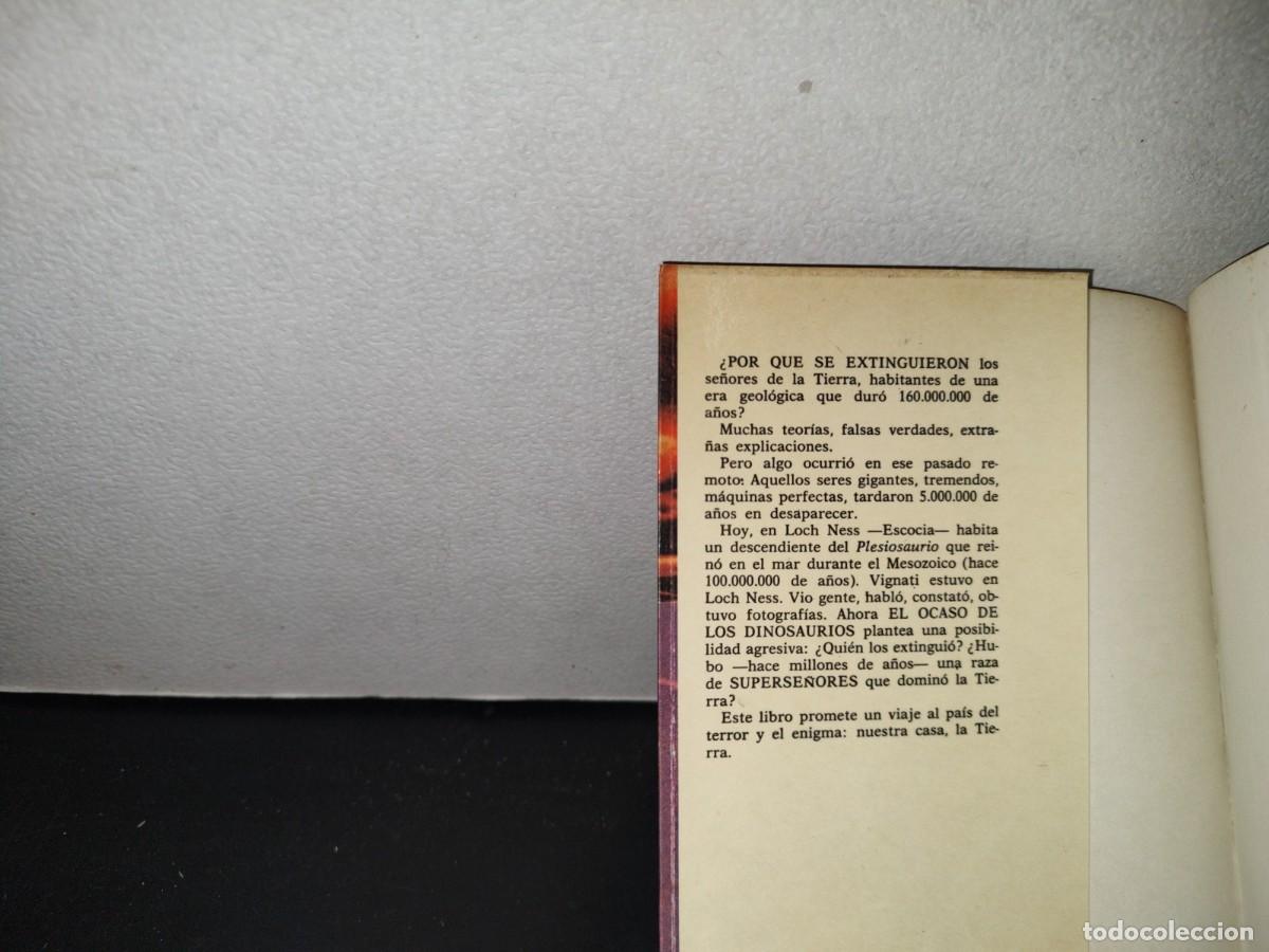 Libros de segunda mano: 79- EL OCASO DE LOS DINOSAURIOS - ALEJANDRO VIGNATI - PRIMERA EDICI&Oacute;N 1977 - Foto 3