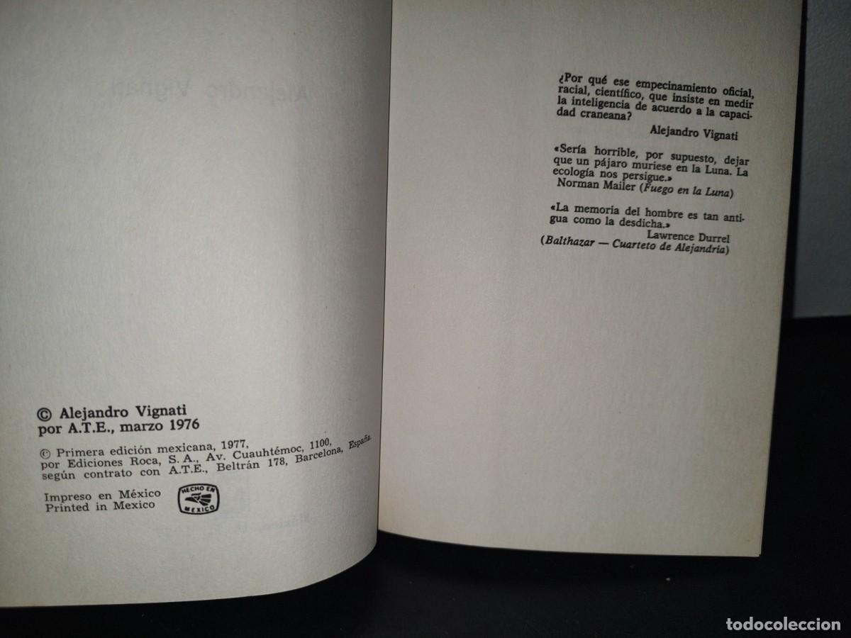 Libros de segunda mano: 79- EL OCASO DE LOS DINOSAURIOS - ALEJANDRO VIGNATI - PRIMERA EDICI&Oacute;N 1977 - Foto 5
