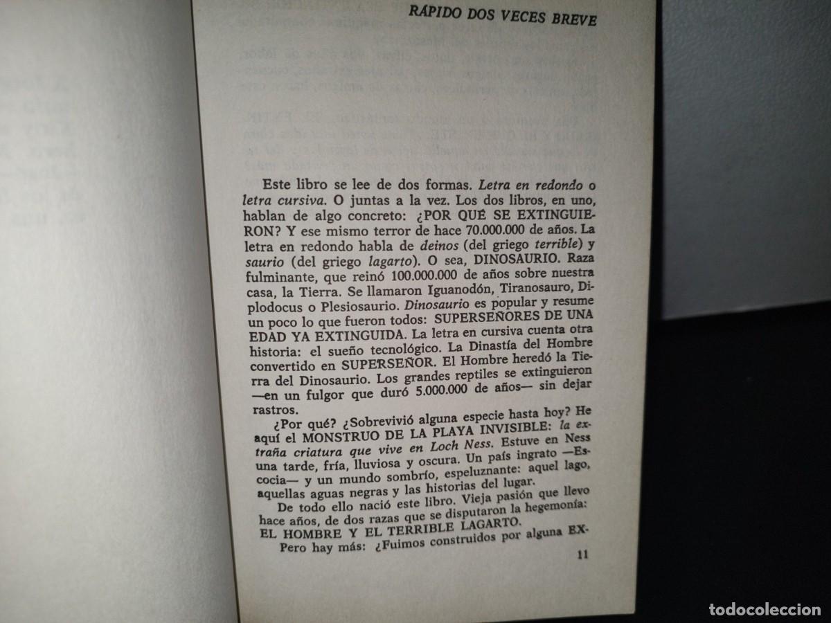 Libros de segunda mano: 79- EL OCASO DE LOS DINOSAURIOS - ALEJANDRO VIGNATI - PRIMERA EDICI&Oacute;N 1977 - Foto 6