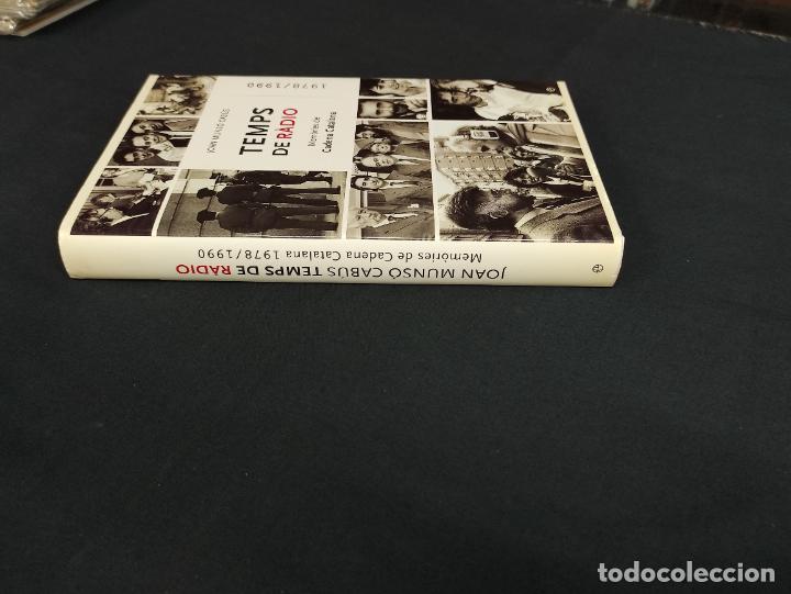 Libros de segunda mano: TEMPS DE RADIO - JOAN MUNSO - CON DEDICATORIA PARA RICARD ARDEVOL - - Foto 6
