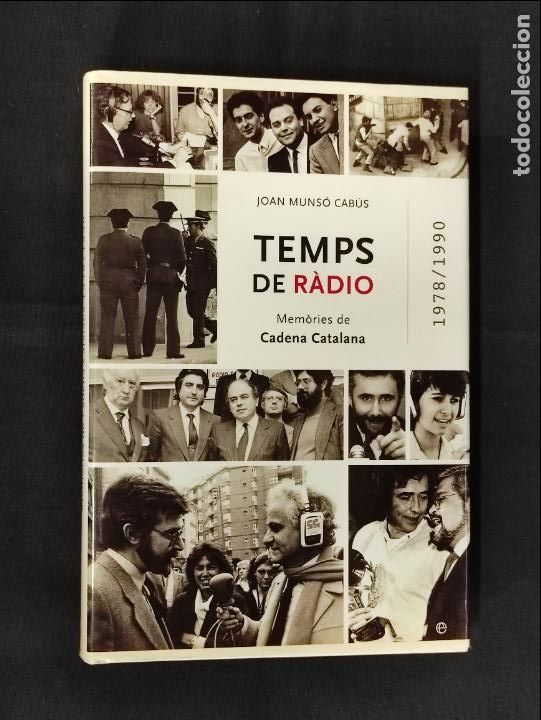 Libros de segunda mano: TEMPS DE RADIO - JOAN MUNSO - CON DEDICATORIA PARA RICARD ARDEVOL - - Foto 1